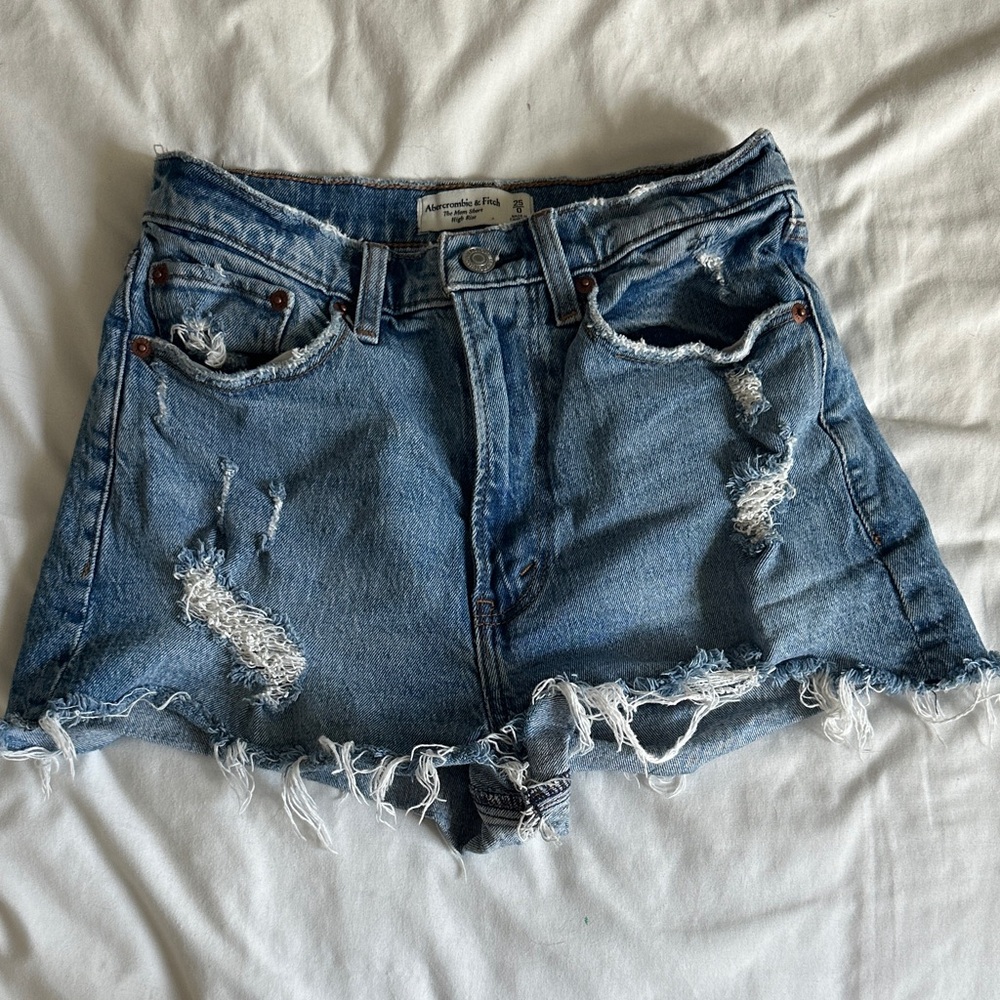 Abercrombie & Fitch Blue Jean Shorts